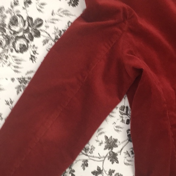 Bets by Canvasbacks Red Corduroy Blazer Size 8 - Picture 16 of 16
